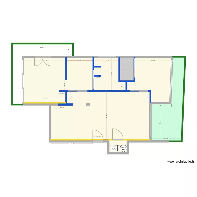 4 CIRODDE - Dimensions. Plan de 4 et 84 m² 4 CIRODDE - Dimensions. Plan de 4 et 84 m²