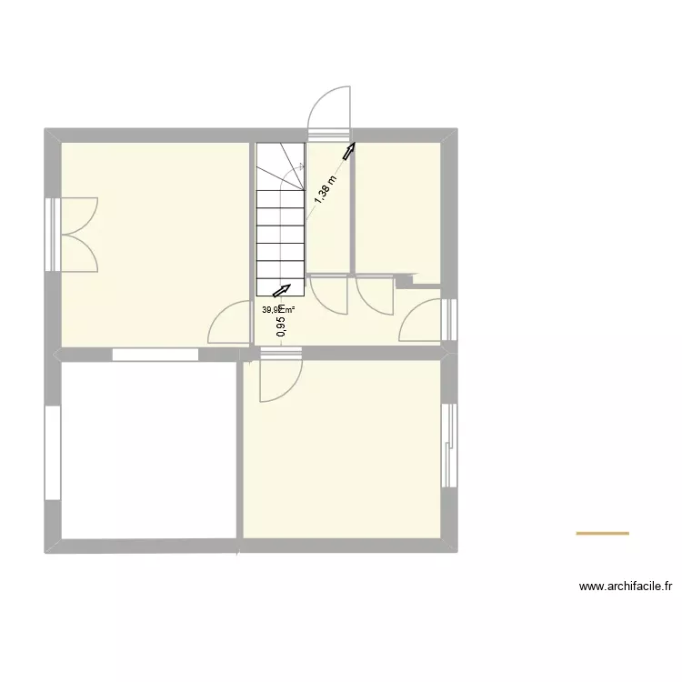 maison1. Plan de 1 Pièce et 40 m² maison1. Plan de 1 Pièce et 40 m²