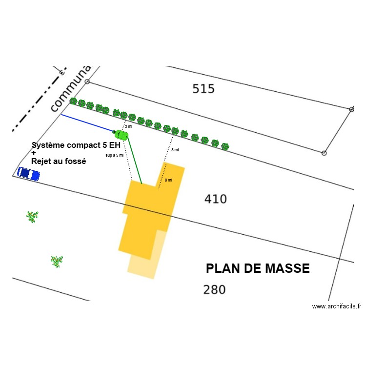 Wummens. Plan de 0 pièce et 0 m2