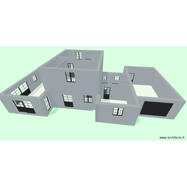 looo. Plan de 12 pièces et 178 m2