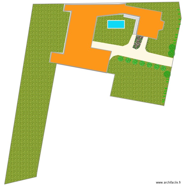 plan piscine 2. Plan de 1 pièce et 984 m2