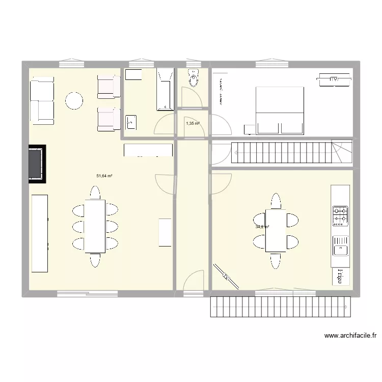 Maison Mamy. Plan de 