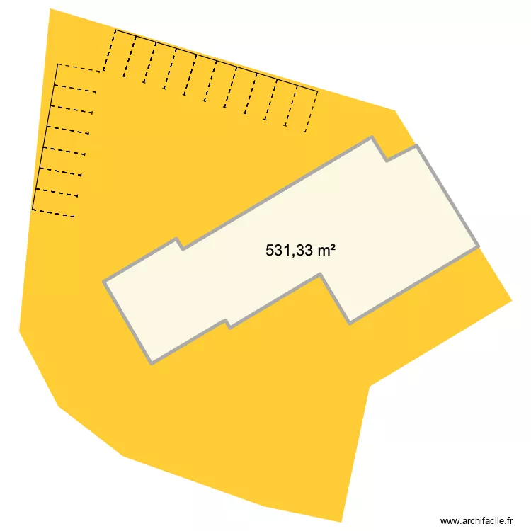 Kuprianof Lauterbourg. Plan de 1 pièce et 531 m²