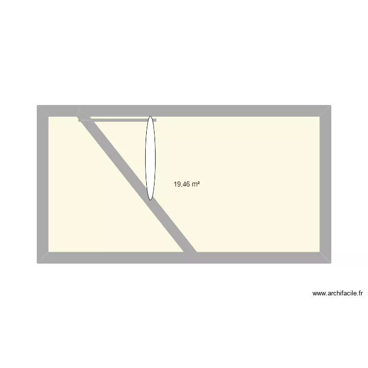 escalier garage. Plan de 