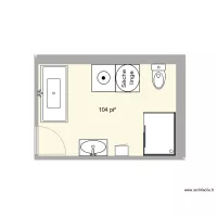 Salle de bain Chloé - plan 2