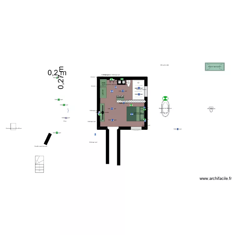 nounou chambre. Plan de nounou chambre. Plan de