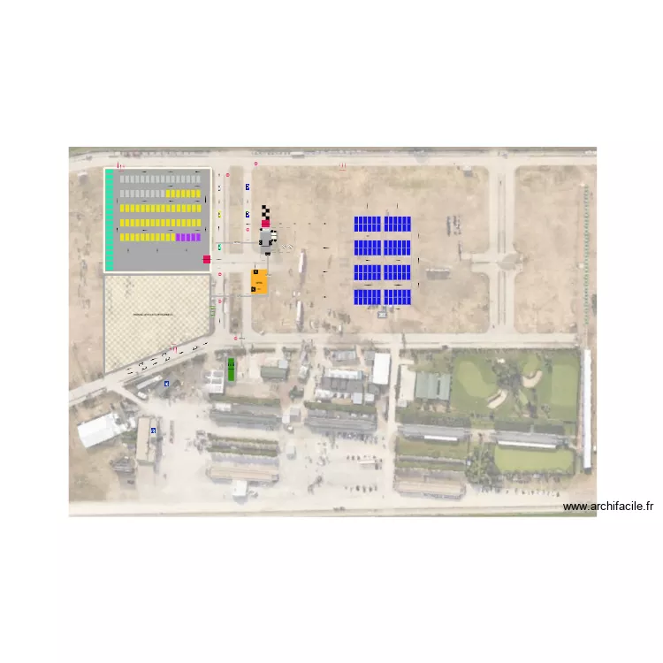 Zone thermique V3. Plan de 