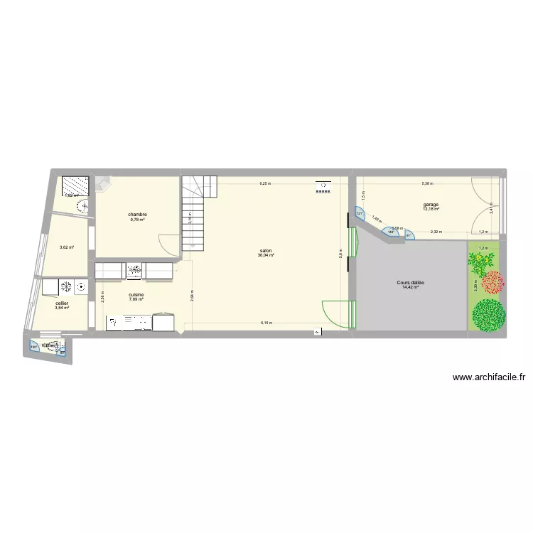 rez de chaussée 2. Plan de rez de chaussée 2. Plan de