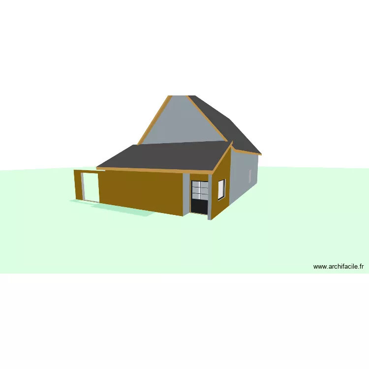 guzoux v4 mono. Plan de 12 pièces et 224 m²