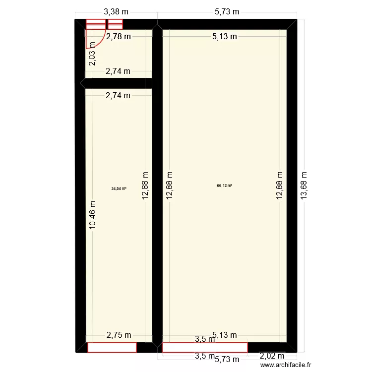 Mitra Annexe. Plan de 