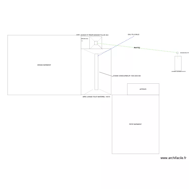 AIRE BETONNEE 2. Plan de 