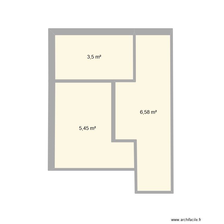 Mattéo Paula 2. Plan de 3 pièces et 16 m2