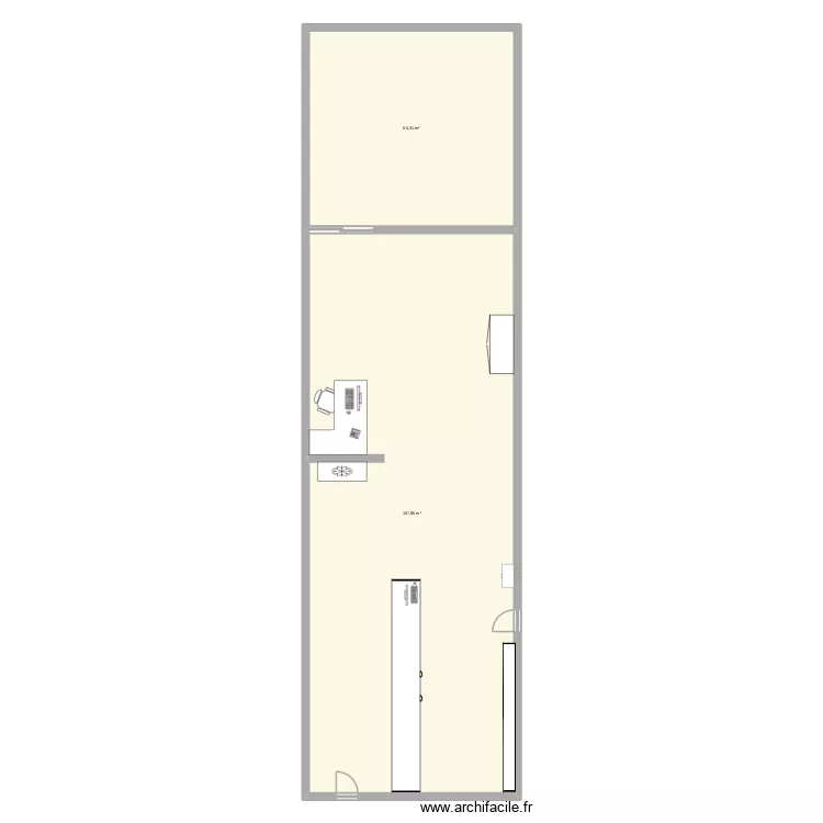 archifacile. Plan de 2 Pièces et 213 m² archifacile. Plan de 2 Pièces et 213 m²
