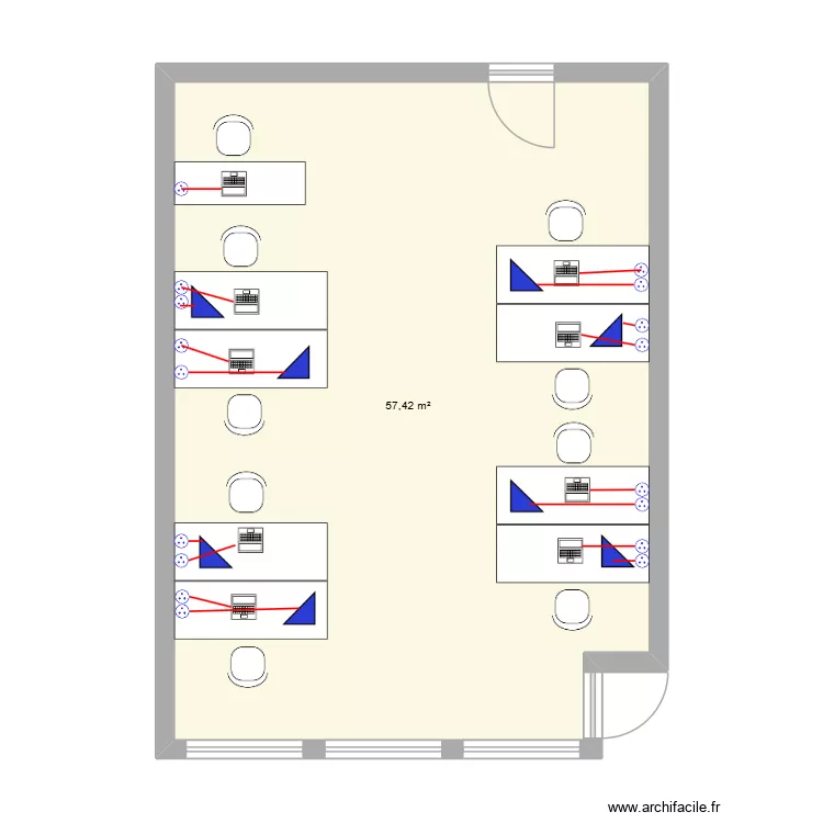 saé 2.3. Plan de 1 et 57 m² saé 2.3. Plan de 1 et 57 m²