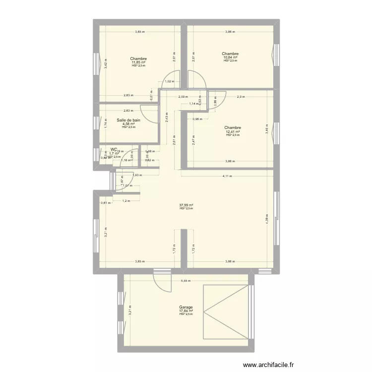 CLAVERIE PROJET. Plan de 7 et 97 m² CLAVERIE PROJET. Plan de 7 et 97 m²