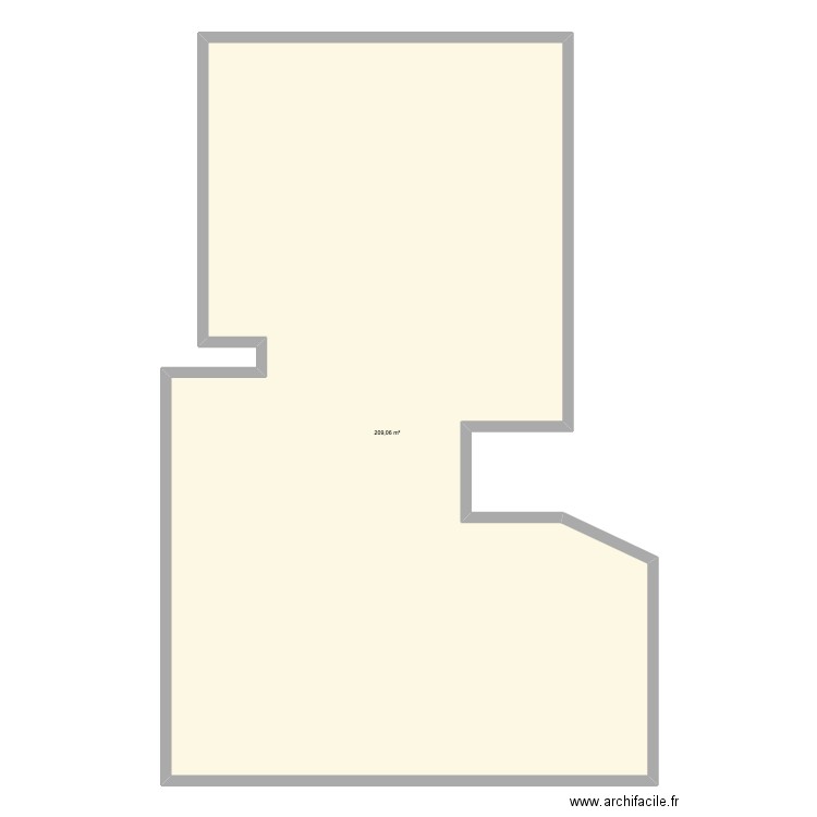 Salle Bas-et-Lezat. Plan de 1 pièce et 209 m2
