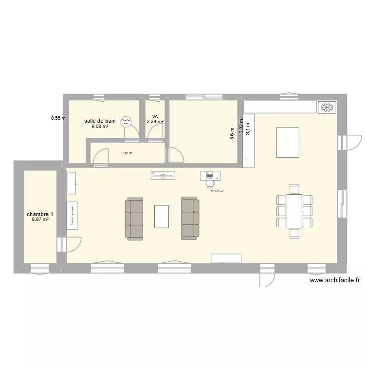 plan travaux. Plan de 5 et 130 m² plan travaux. Plan de 5 et 130 m²