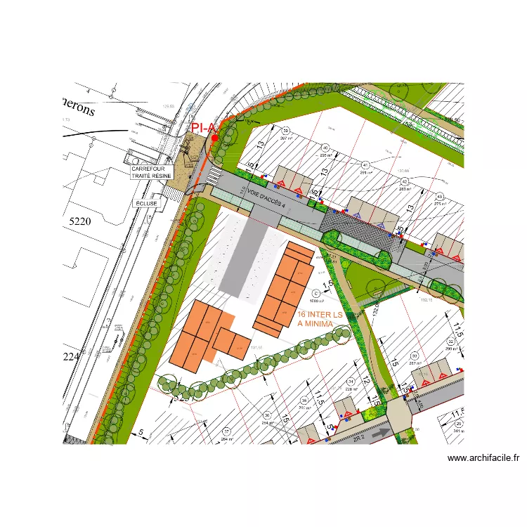 Les Herbiers - La P&eacute;pimi&egrave;re 2. Plan de 