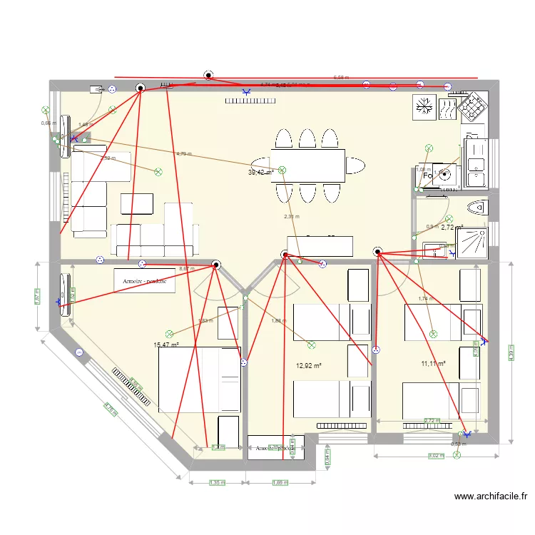 Appart A. Plan de 