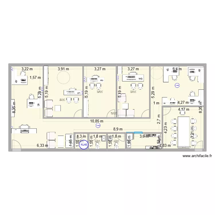 Plan bureau version 5 finale. Plan de 7 pièces et 157 m²