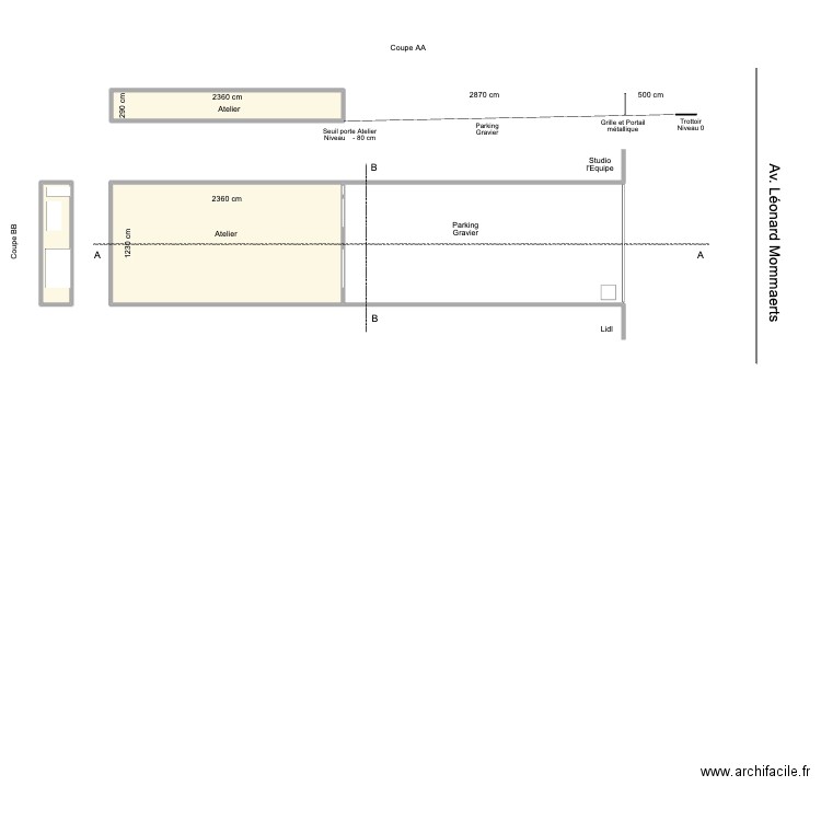 4 AV L. Mommaerts - Droit. Plan de 0 pièce et 0 m2