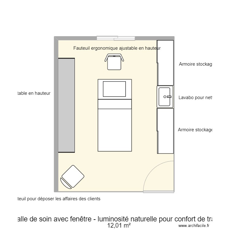 CABINE SOIN DU VISAGE . Plan de 0 pièce et 0 m2
