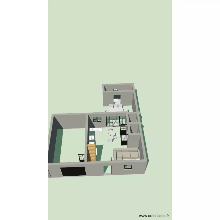 Test 2. Plan de 2 Pièces et 5 m²