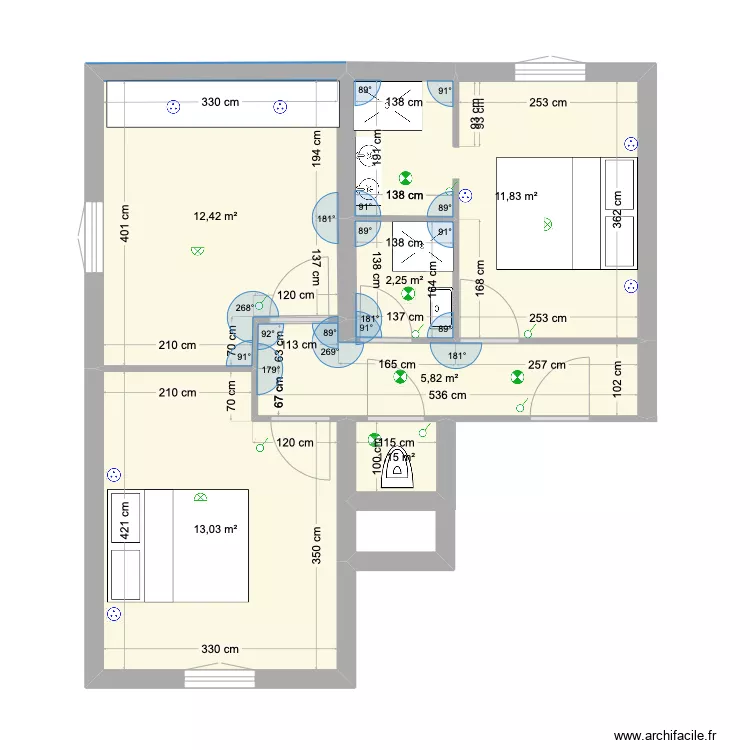 travaux bas grezieu. Plan de 