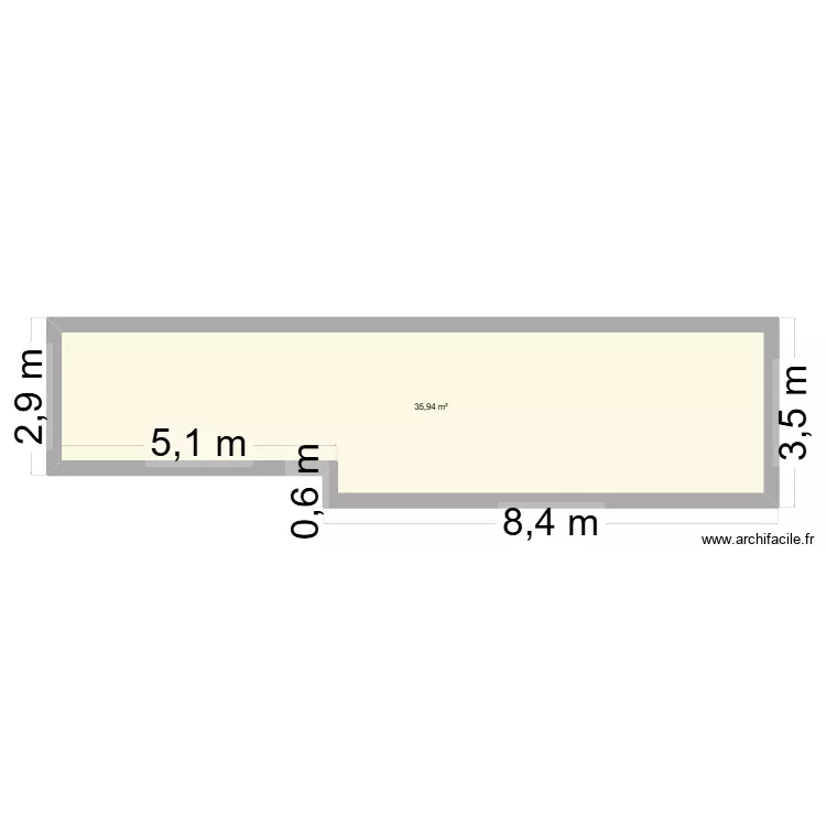 agrandissement garage. Plan de 
