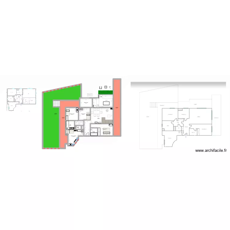 Brancolar V4 test. Plan de 20  et 245 m²