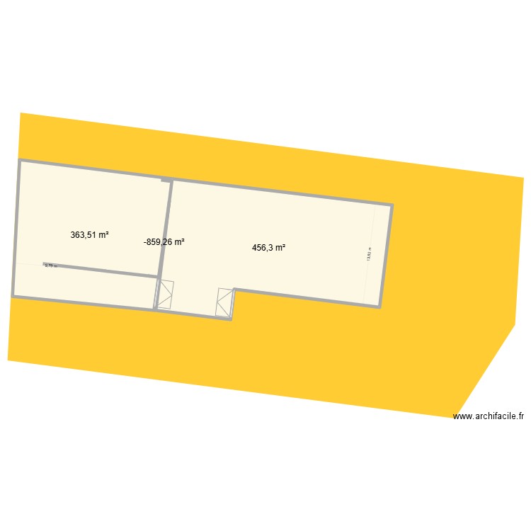 Tri Logic 360. Plan de 3 pièces et 822 m2