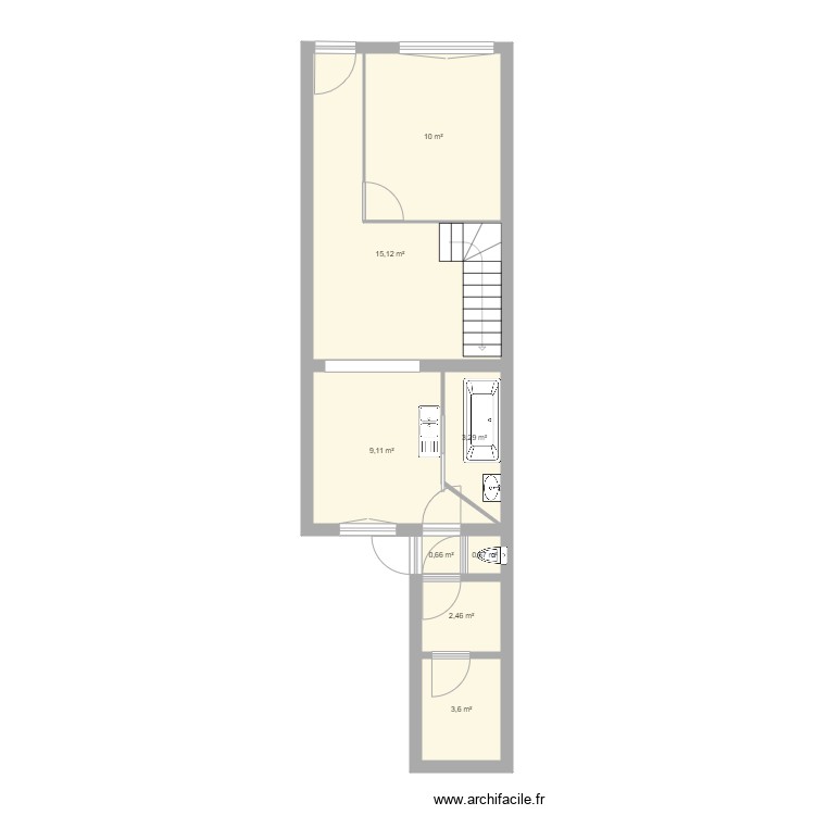 Projet boulogne. Plan de 0 pièce et 0 m2