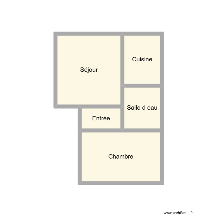 2507 ROSEC. Plan de 5 pièces et 11 m2