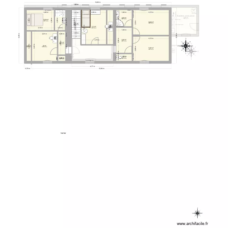 Boisicourt PROJET. Plan de 21 et 173 m² Boisicourt PROJET. Plan de 21 et 173 m²
