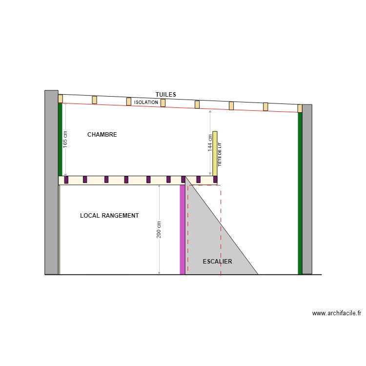 BOUISSOU REACTUALISE 3(coupes). Plan de 0 pièce et 0 m2
