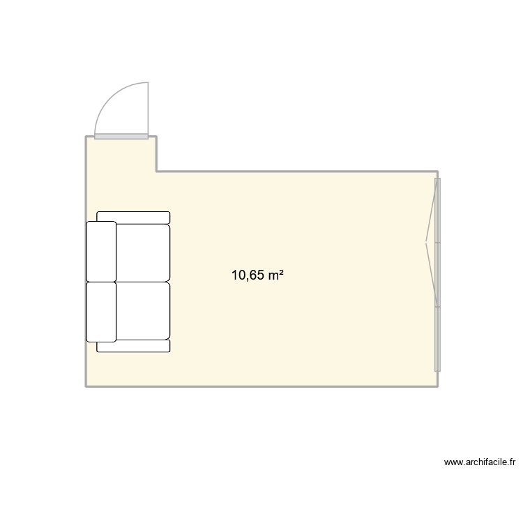 Chambre Guillaume. Plan de 0 pièce et 0 m2