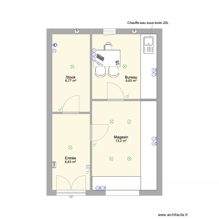 Baptiste Pinot Magasin. Plan de Baptiste Pinot Magasin. Plan de