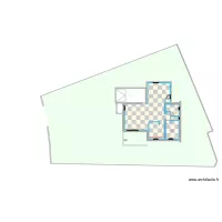 plan de masse projeté pour aménagement