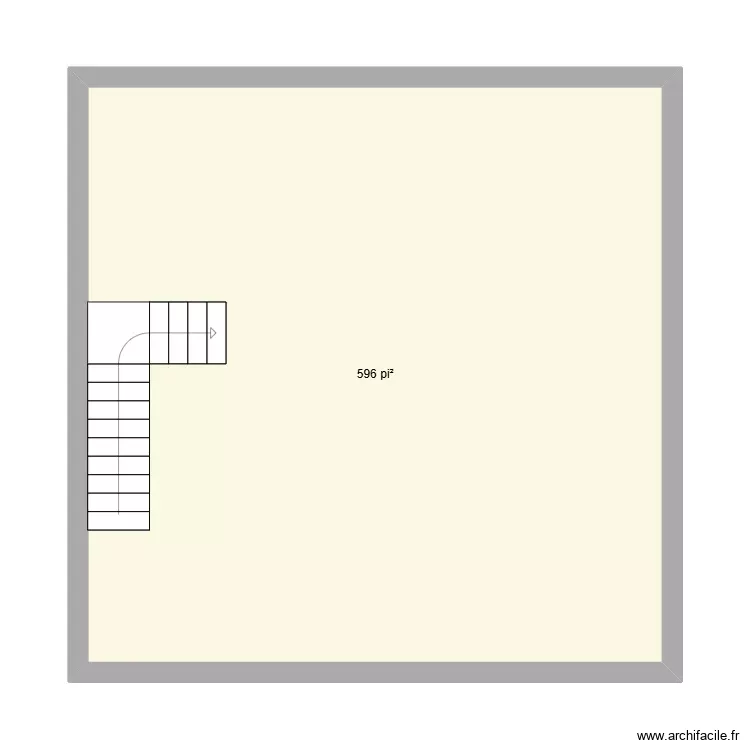 FG-69C. Plan de 1 Pièce et 55 m² FG-69C. Plan de 1 Pièce et 55 m²