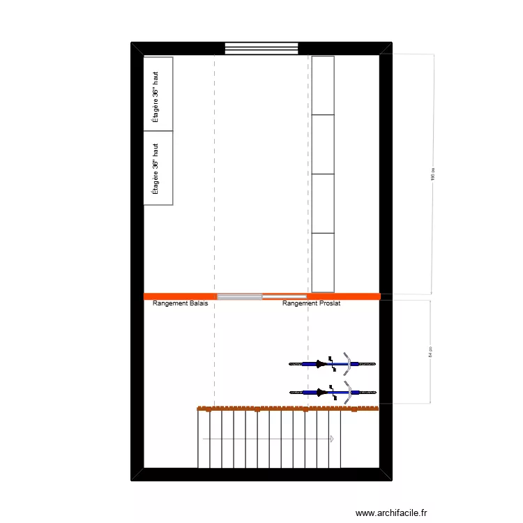 Bertrand garage 2e choi 2. Plan de 1  et 42 m²