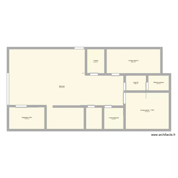 Baker Street. Plan de 8 et 184 m² Baker Street. Plan de 8 et 184 m²