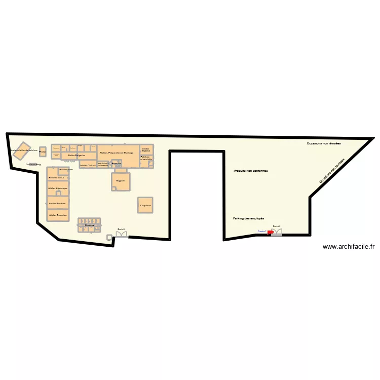 Videoprotection Fautras 2. Plan de 47  et 535 m²