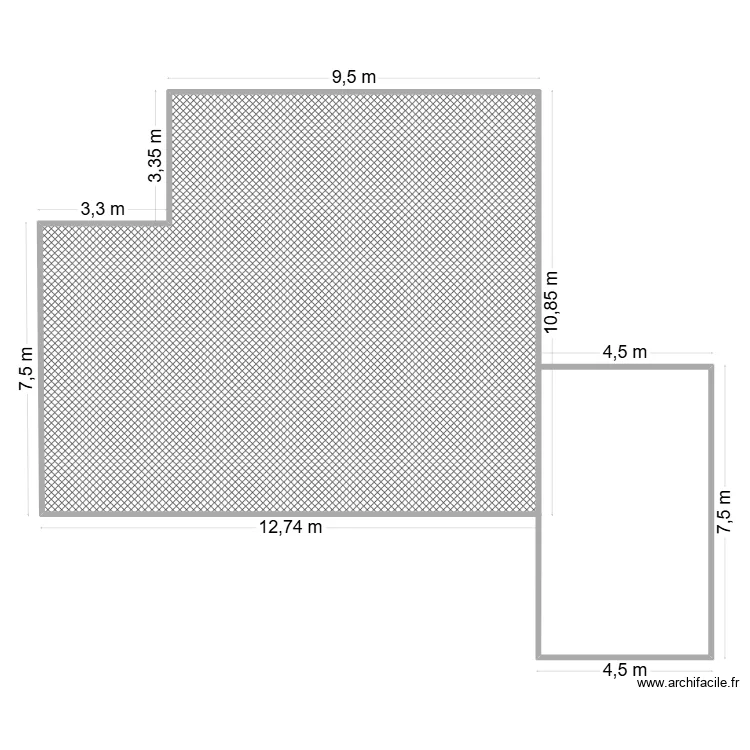 Plan de Masse. Plan de 1  et 123 m²