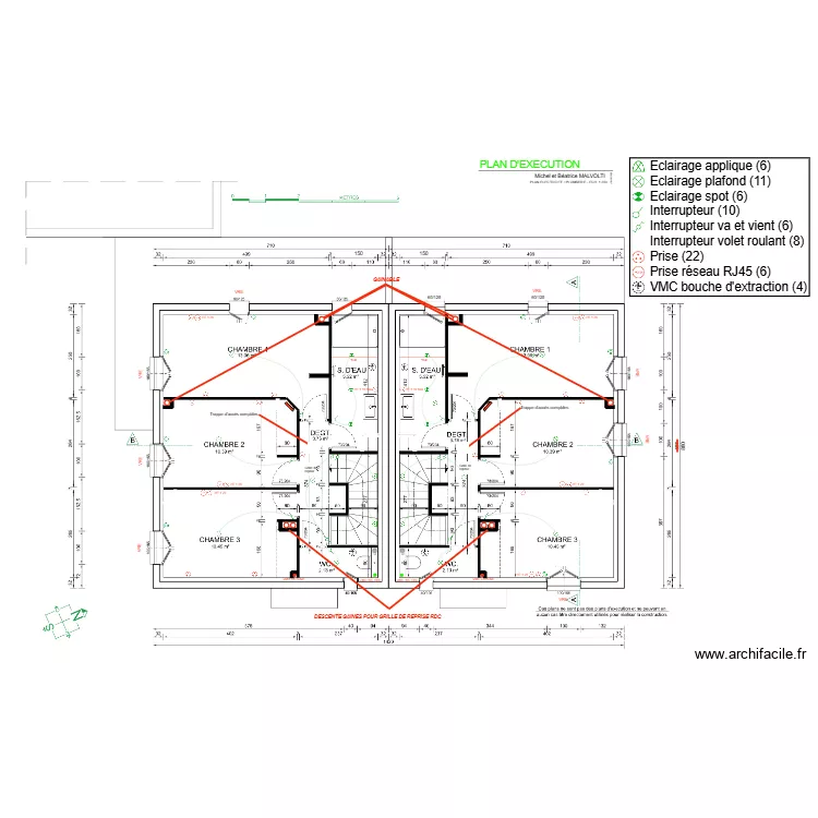 PLAN ELECTRICITE - INDICE A - 28-04-25. Plan de 