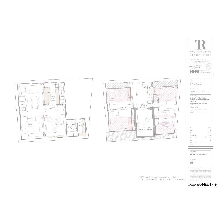 DAGAULT COUSTELLET PLAN. Plan de 0 pièce et 0 m2