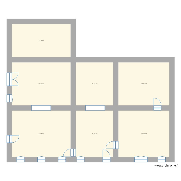 St Martin. Plan de 10 pièces et 289 m2