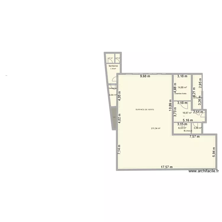 PICARD BROSSOLETTE. Plan de 