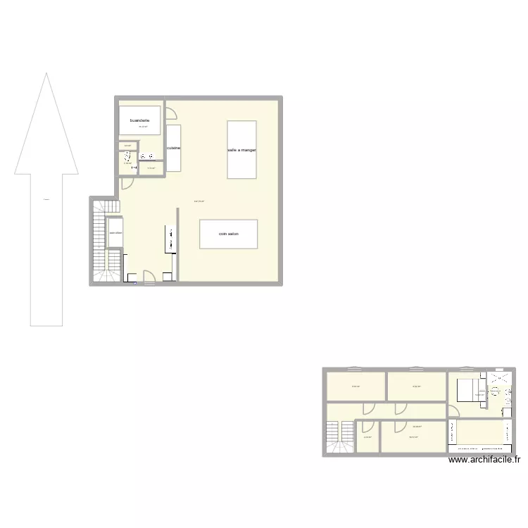 plan marina 2. Plan de 11  et 218 m²