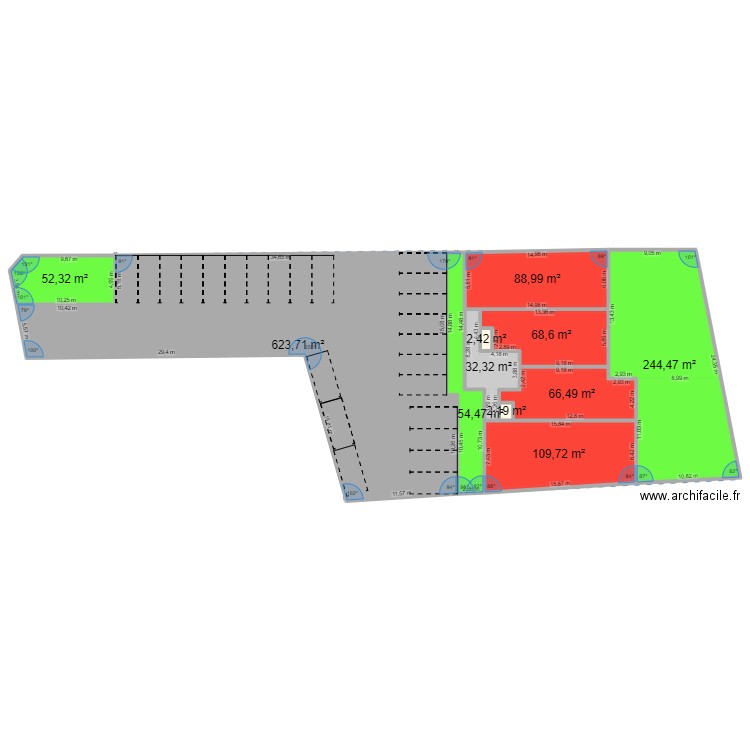GRIMAUD BE 55 . Plan de 0 pièce et 0 m2