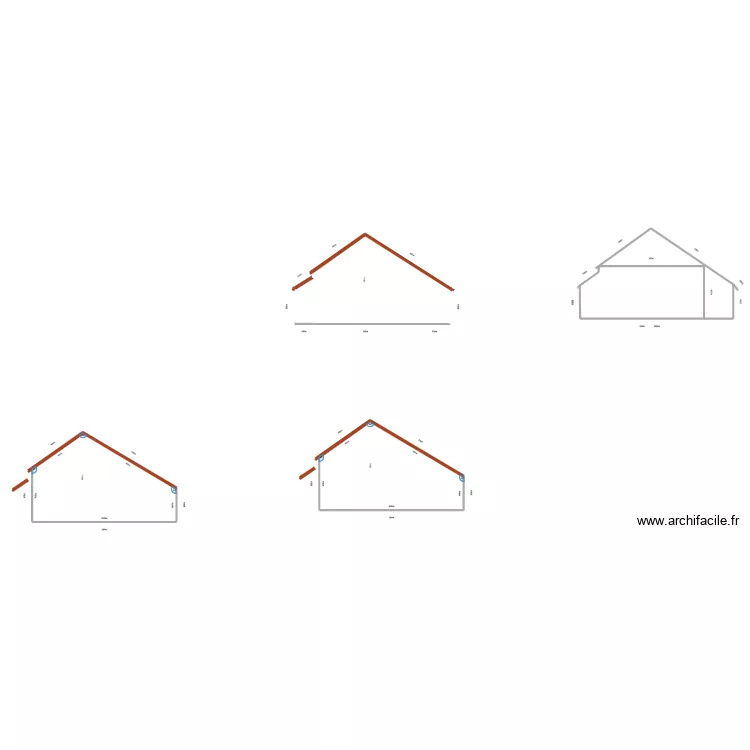 Cot&eacute; sud. Plan de 